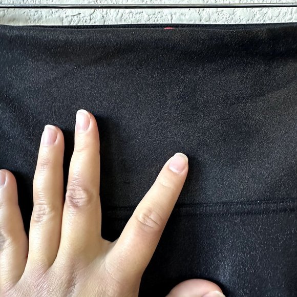 SPANX Black Faux Leather Leggings M - Picture 8 of 10